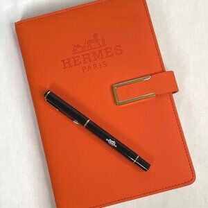 Hermes GWP Notebook with Pen